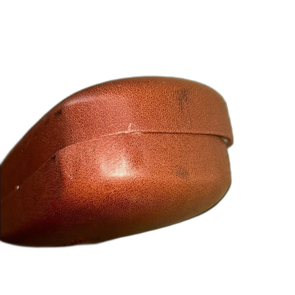 Illesteva Leather Sunglasses Hard Case Tan Brown Sunglasses Glasses